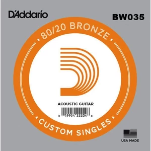 Akusztikusgitár húr darab D'Addario BW035 Akusztikusgitár húr darab D'Addario BW035