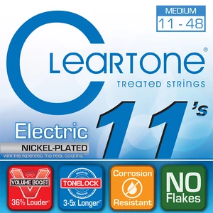 Elektromos gitárhúr Clearton médium 11-48