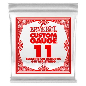 Elektromosgitár húr darab, Ernie Ball plain steel 11