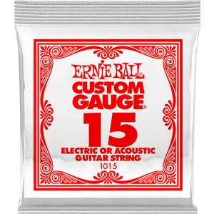 Elektromosgitár húr darab, Ernie Ball plain steel 15