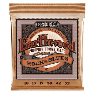 Akusztikus gitárhúrkészlet Ernie Ball Ph. bronz Rock&Blues 10-52