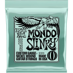 Elektromosgitár húrkészlet Ernie Ball nickel wound mondo slinky 10.5-52
