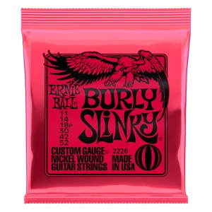 Elektromos gitárhúrkészlet Ernie Ball Burly Slinky 11-52