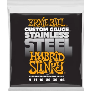 Elektromos gitárhúrkészlet Ernie Ball  Hybrid Slinky 9-46