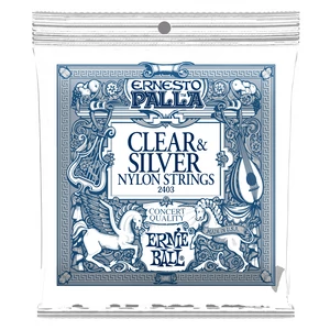 Klasszikus gitárhúrkészlet Ernie Ball Clear& Silver Klasszikus gitárhúrkészlet Ernie Ball Clear& Silver