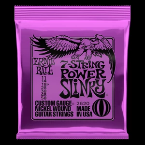 Elektromos gitárhúrkészlet Ernie Ball Nickel W. 7 húros 11-58