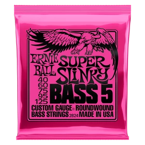Basszusgitár húrkészlet Ernie Ball Bass Super S.5 húr40 - 125