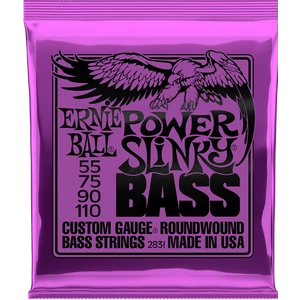 Basszusgitár húrkészlet Ernie Ball Power Steel B.Extra Slinky 55-110