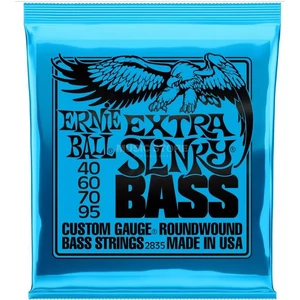 Basszusgitár húrkészlet Ernie Ball Nickel Wound B. Extra Slinky 40-95