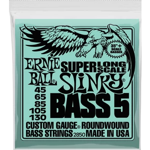Basszusgitár húrkészlet Ernie Ball nickel wound bass custom 5 húr 45-130