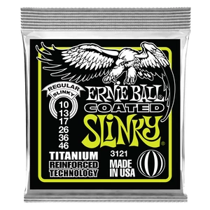 Elektromos gitárhúrkészlet Ernie Ball coated 10-46