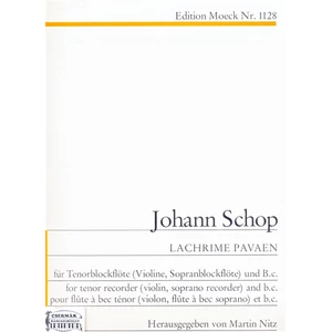 LACHRIME PAVANE FÜR TENORBLOCKFLÖTE(VIOLINE,SOPRANBLOCKFLÖTE) UND BASS