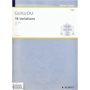 18 VARIATIONS POUR ORGUE OP.3.(1956)