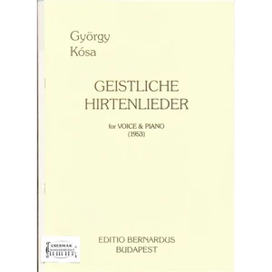 GEISTLICHE HIRTENLIEDER FOR VOICE &PIANO