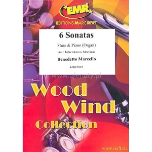 6 SONATAS FOR FLUTE & PIANO/ORGANARR.:JOHN GLENESK MORTIMER
