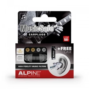 Füldugó Alpine MusicSafe zenészeknek, DJ-nek, kétféle szűrős