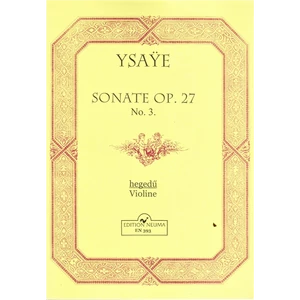 SONATE OP.27.NO.3.  HEGEDŰ