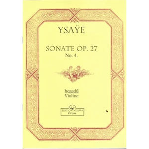 SONATE OP.27.NO.4.  HEGEDŰ