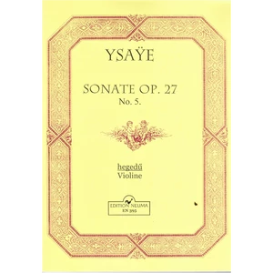 SONATE OP.27.NO.5.  HEGEDŰ
