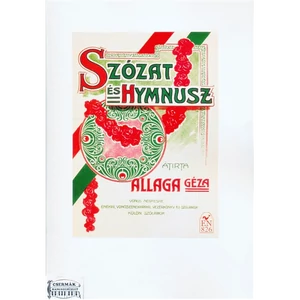 SZÓZAT ÉS HYMNUSZ VONÓSNÉGYESRE.ALLAGA GÉZA ÁTIRATA