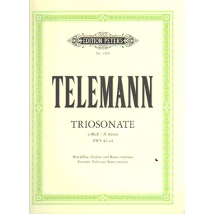 TRIOSONATE A-MOLL TWV 42:A4BLOCKFLÖTE,VIOLINE UND BASSO CONTIN