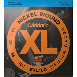 Basszusgitár húrkészlet D'Addario 50-105