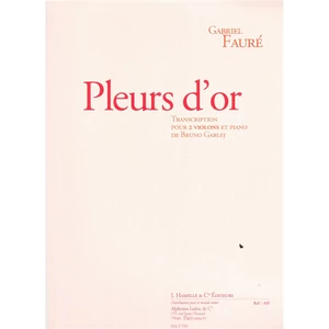 PLEURS D'OR POUR 2 VIOLONS ET PIANO