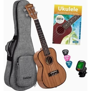 Ukulele koncert, Cascha barna,+ tok + pengetők + hangoló + könyv