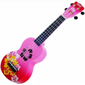 Ukulele szoprán Mahalo Hibiscus Red Burst + tok