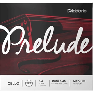 Csellóhúr készlet D'Addario Prelude 1/4, medium
