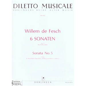 6 SONATEN OP.8. NO.5.C-DUR FÜR BLOCKFLÖTE (QUERFLÖTE,VIOLINE) UND B.C.