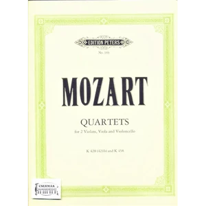 QUARTETS FOR 2 VIOLINS,VIOLA AND VIOLONCELLO  K 428 (421B) AND K 458.