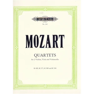 QUARTETS FOR 2 VIOLINS,VIOLA AND VIOLONCELLO K 499,K 575,K 589 AND K 5