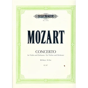 CONCERTO B-DUR KV.207.FOR VIOLIN AND ORCHESTER