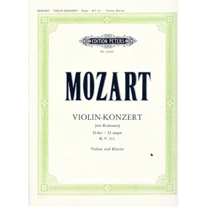 VIOLIN-KONZERT D-DUR KV.211.(MIT KADENZEN)