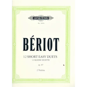 12 SHORT EASY DUETS OP.87.2 VIOLINS