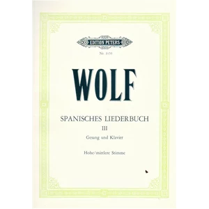 SPANISCHES LIEDERBUCH III.GESANG UND KLAVIER HOHE/MITTLERE STIMME