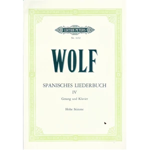 SPANISCHES LIEDERBUCH IV. GESANG UND KLAVIER  HOHE STIMME
