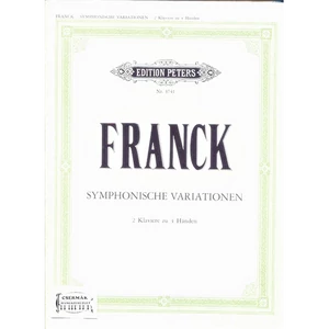 SYMPHONISCHE VARIATIONEN 2 KLAVIEREZU 4 HANDEN