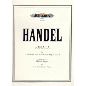 SONATA OP.2 NO.8.FOR 2 VIOLINS ANDCONTINUO