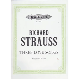 THREE LOVE SONGS. VOICE AND PIANO