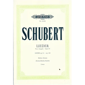 LIEDER OP.81-OP.108.GESANG UND KLAVIER. MITTLERE STIMME