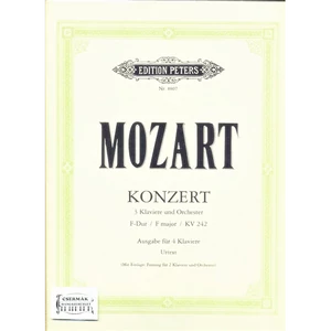 KONZERT F-DUR KV.242.FÜR 3 KLAVIERE