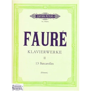 KLAVIERWERKE II. 13 BARCAROLLES