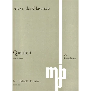 QUARTETT OP.109. VIER SAXOPHONE