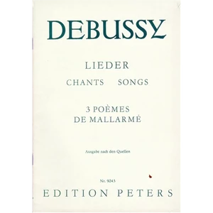 LIEDER-3 POÉMES DE MALLARMÉ /A/EP 9243