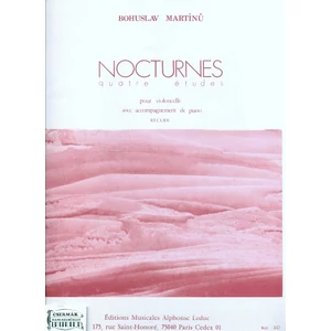 NOCTURNES:4 ETUDES RECUEIL VIOLONCELLE ET PIANO