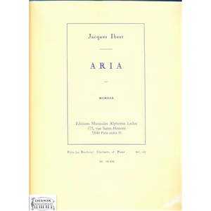ARIA  POUR FLUTE (OU HAUTBOIS) CLARINETTE  ET PIANO