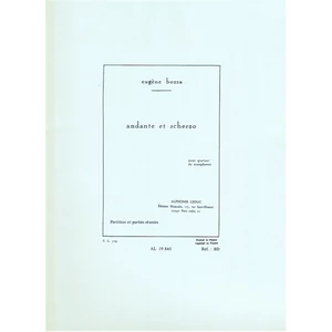 ANDANTE ET SCHERZO QUATUOR DE SAXOPHONES