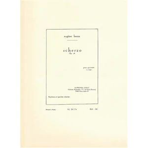 SCHERZO OP.48 QUINTETTE A VENT PARTITION ET PARTIES